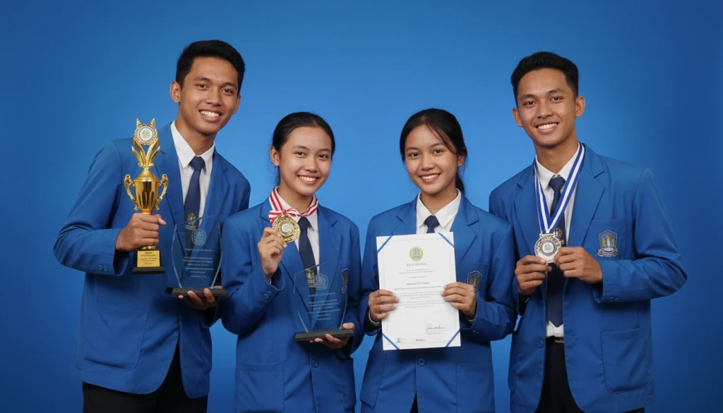 Tim Robotik SMA Merdeka Indonesia Juara Nasional