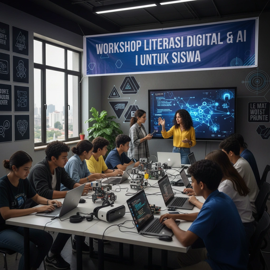 Implementasi Smart School, SMA Merdeka Indonesia Gunakan Pembelajaran Digital
